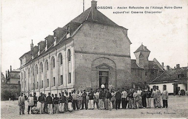 Soissons - Ancien Réfectoire de l'Abbaye Notre-Dame aujourd'hui Caserne Charpentier_0