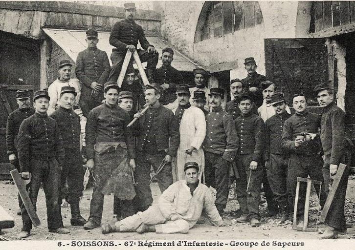 Soissons - 67e Régiment d'Infanterie - Groupe de Sapeurs_0