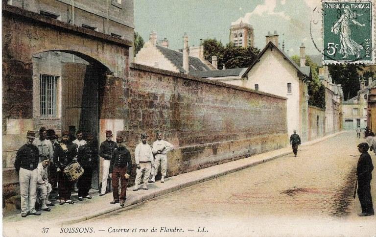 Soissons - Caserne et rue de Flandre_0