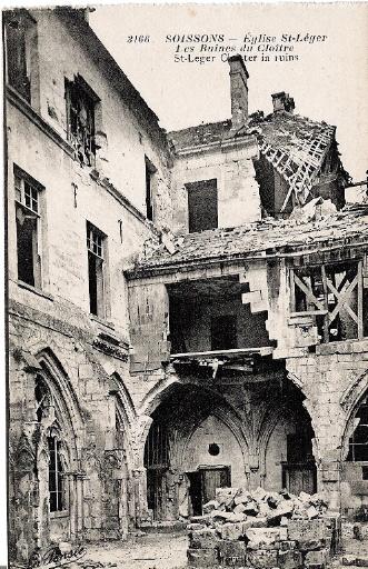 Soissons - Église Saint-Léger - Les ruines du cloître_0