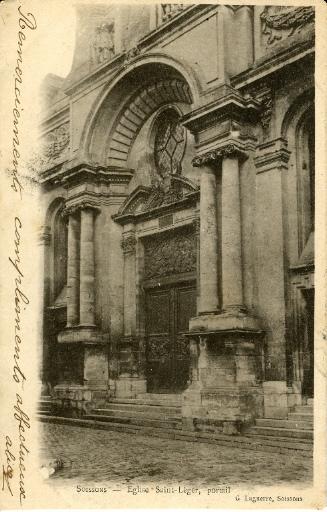 Soissons - Eglise Saint-Léger, portail_0