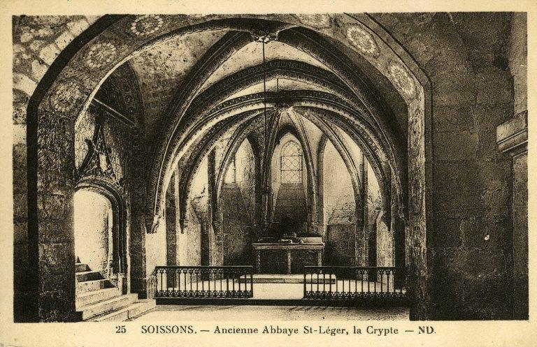 Soissons - Ancienne Abbaye Saint-Léger, la Crypte_0