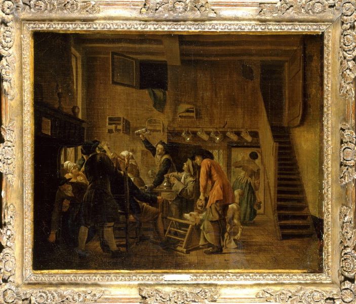 Scène d’auberge, Jan Josef Horemans, 1ère moitié 18e siècle