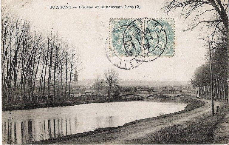Soissons - L'Aisne et le Nouveau Pont_0