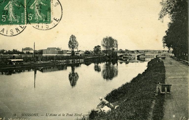 Soissons - L'Aisne et le Pont Neuf_0