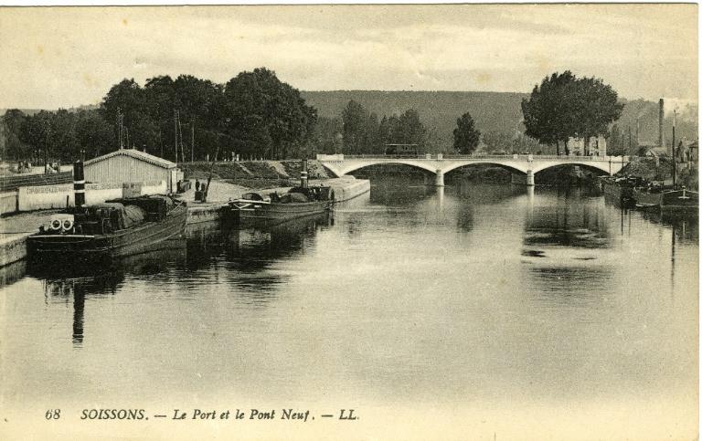 Soissons - Le Port et le Pont Neuf_0
