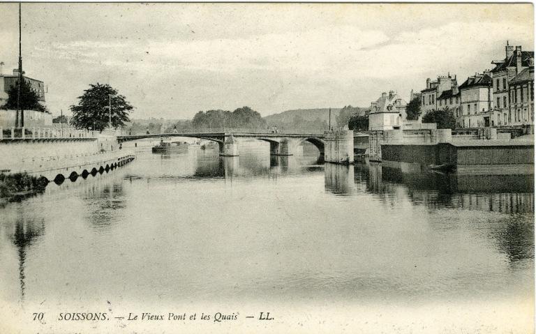 Soissons - Le Vieux Pont et les Quais_0