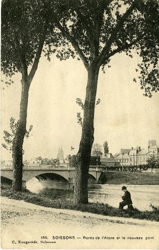 Soissons - Bords de l'Aisne et le nouveau pont_0