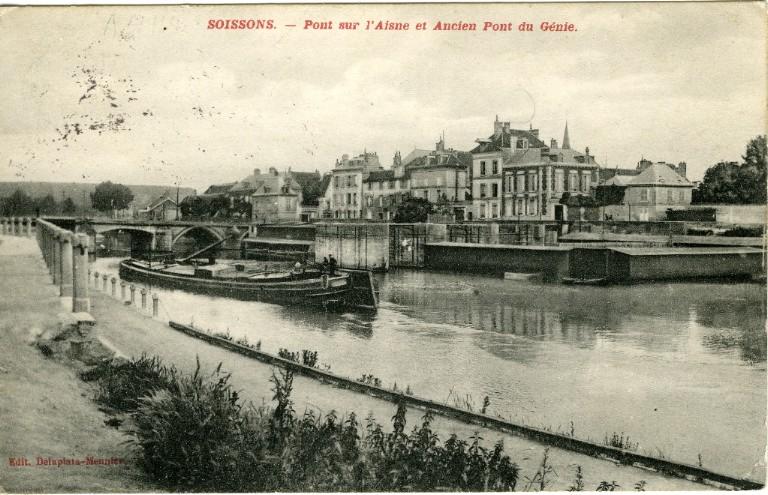 Soissons - Pont sur l'Aisne et Ancien Pont du Génie_0
