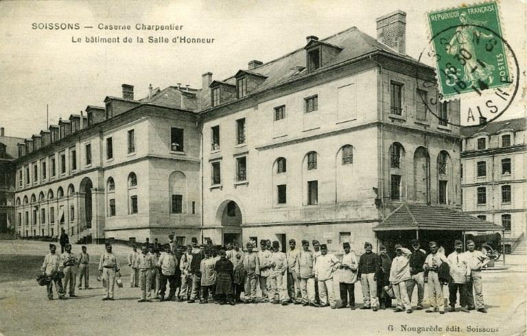 Soissons - Caserne Charpentier -Le bâtiment de la Salle d'Honneur_0