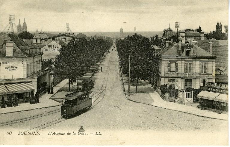Soissons - L'avenue de la gare_0
