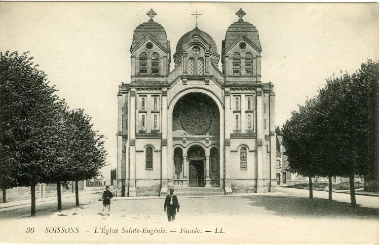 Soissons -  L'église Sainte-Eugénie - Façade_0