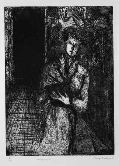 Autoportrait, Ullmann Solange Bonitzer, 1980