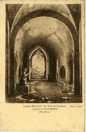 Caveau Sépulcral des Rois de Soissons, crypte de Saint-Médard (Picardie)_0