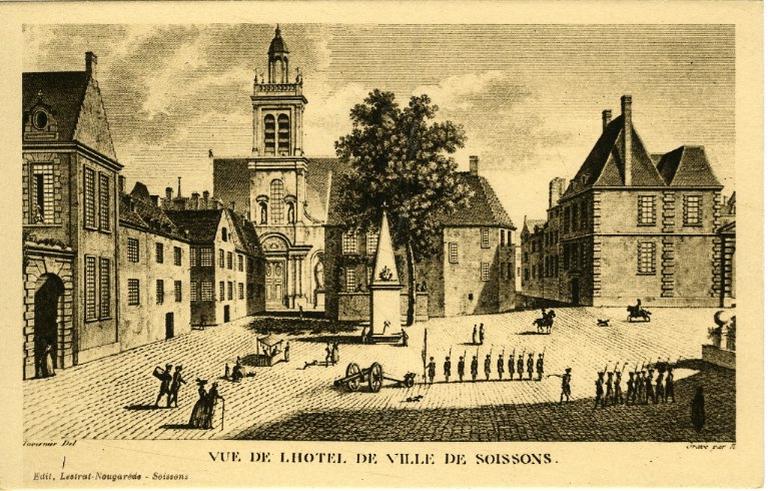 Vue de l'Hôtel de Ville de Soissons_0