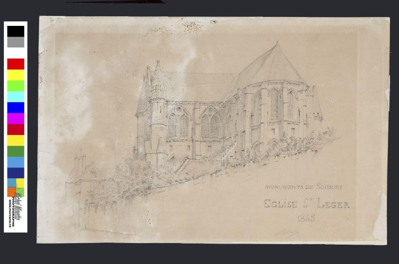 Le Chevet de l'église Saint-Léger_0