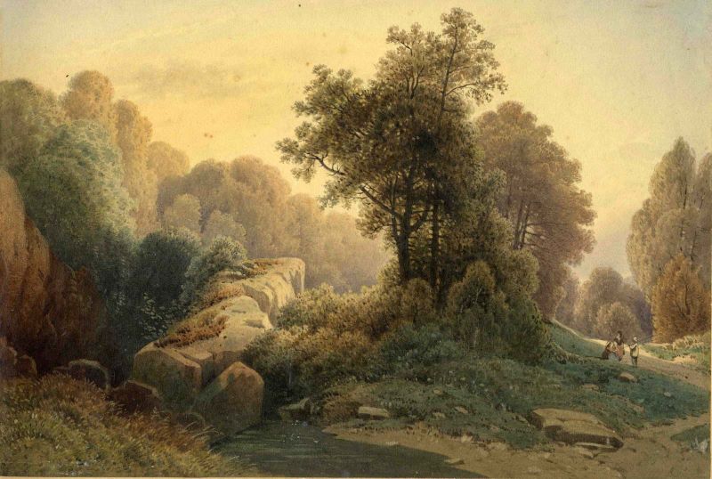Route de l'Impératrice de Pierrefonds, Léopold Baraquin, 19e siècle