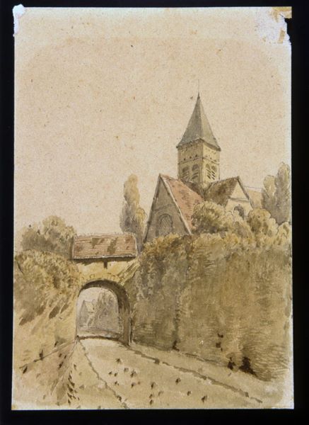 L’Eglise de Mortefontaine, Léopold Baraquin, 19e siècle