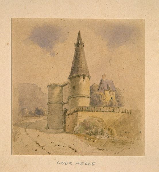 Courmelles : fief de Latilly, Léopold Baraquin, 19e siècle