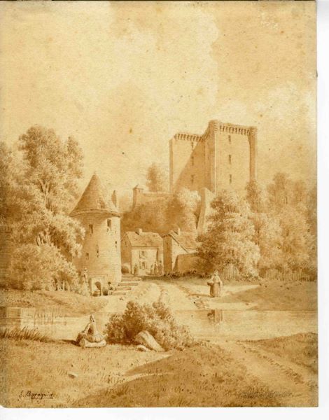 La Ferté-Milon : château et maisons, Léopold Baraquin, 19e siècle