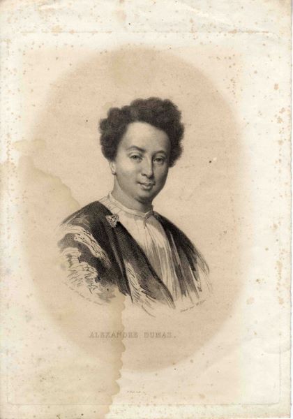 Portrait d’Alexandre Dumas père, Gustave Janet, 19e siècle