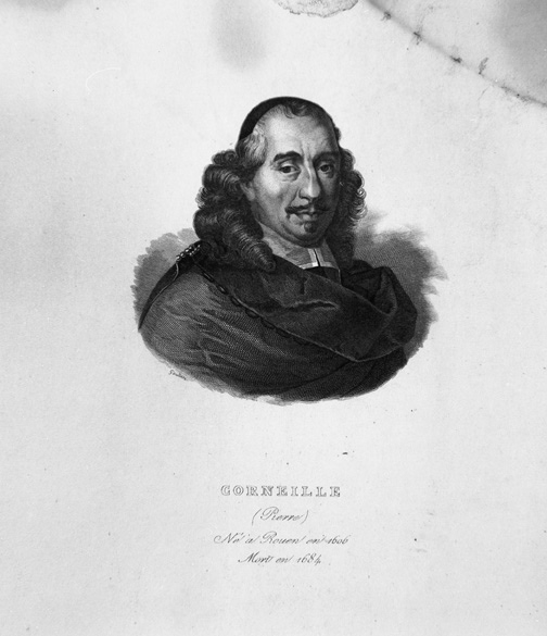 Portrait de Pierre Corneille, Tony Goutière, 19e siècle