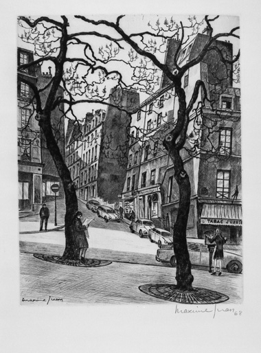 Paris : place Jussieu et rue des Boulangers_0