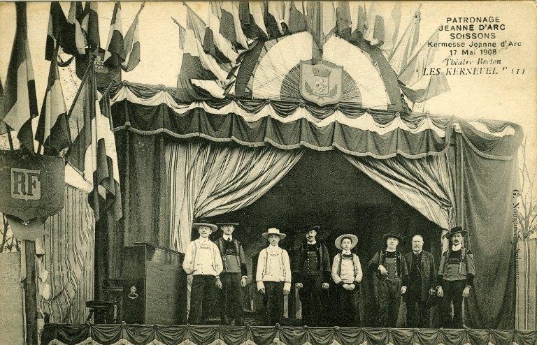 Soissons - Patronage 'Jeanne d'Arc' - Kermesse 17 mai 1908 - Théâtre Breton 'les kernevel' (I)_0