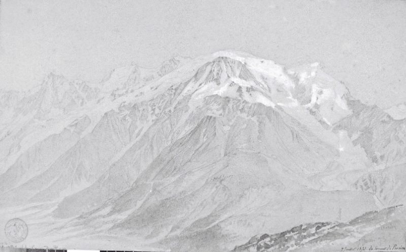 Sommet du Prarion (Alpes), Eugène-Emmanuel Viollet-Le-Duc, 1883