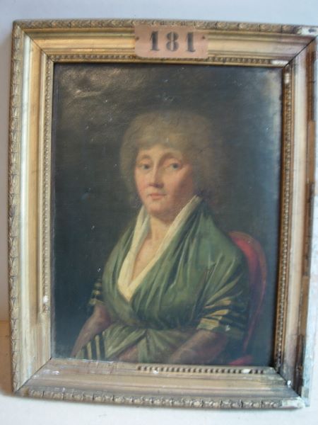 Portrait de femme, Henri-Nicolas Van Gorp, 1792