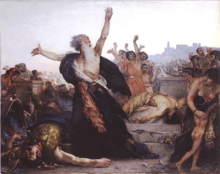 Mattathias refusant d’obéir aux ordres du tyran Antiochus Fanus_1