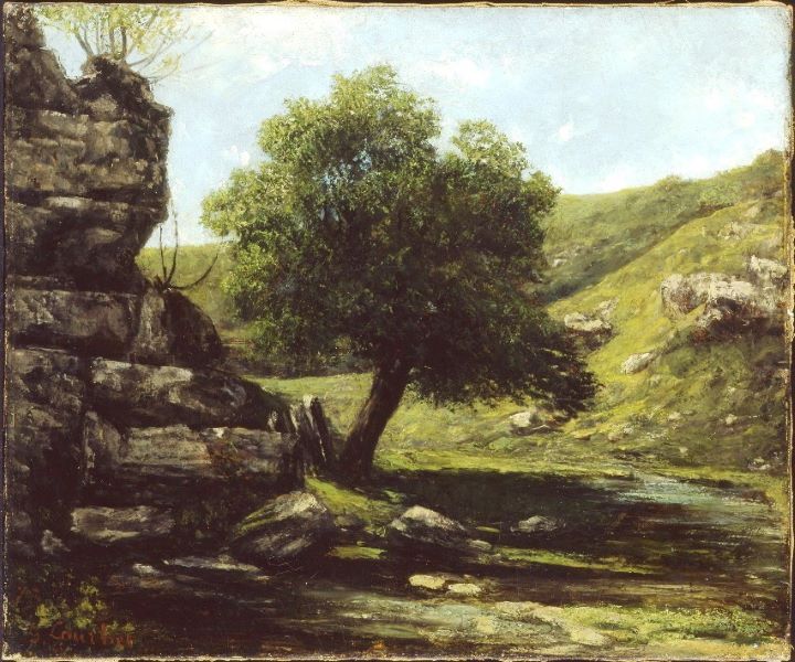 Paysage — Gustave Courbet