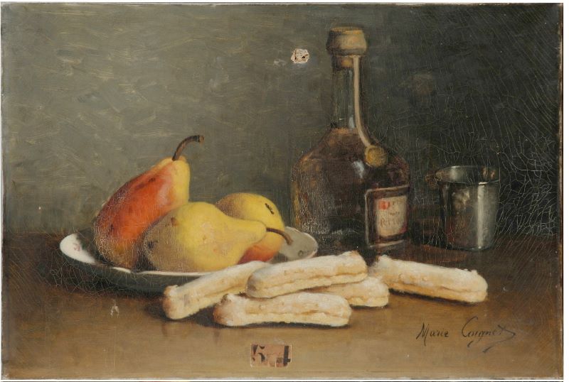 Nature morte aux fruits, Marie Coignet, 1ère moitié 20e siècle