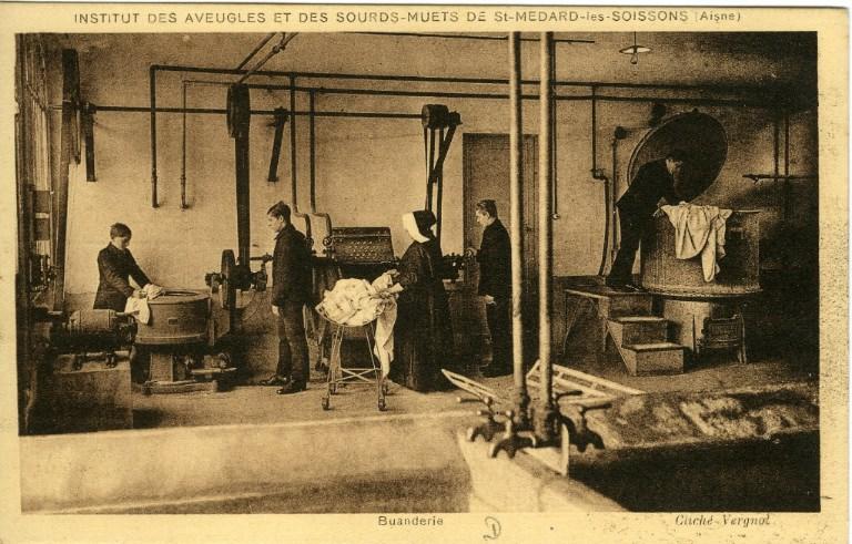 Soissons - Institut des Aveugles et des Sourds-Muets de Saint-Médard - Buanderie_0