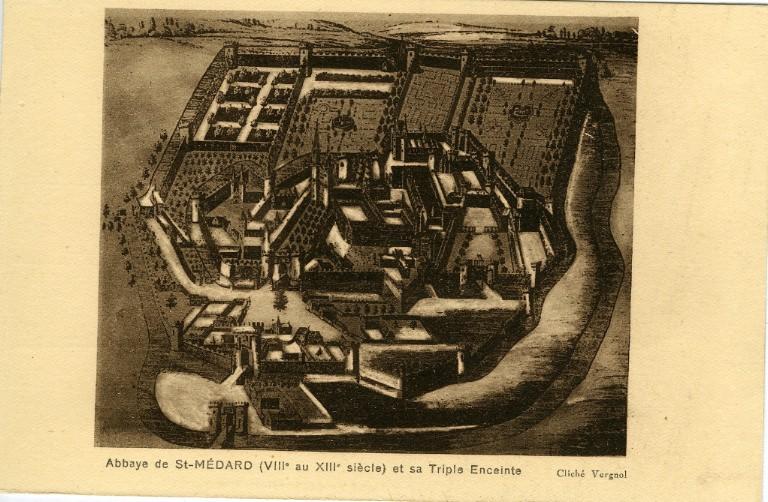 Abbaye de Saint-Médard (VIII au XIIIe siècle) et sa Triple Enceinte_0
