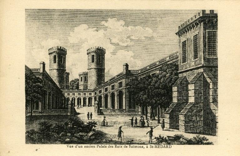 Soissons - Vue d'un ancien palais des rois de Soissons, à Saint-Médard_0
