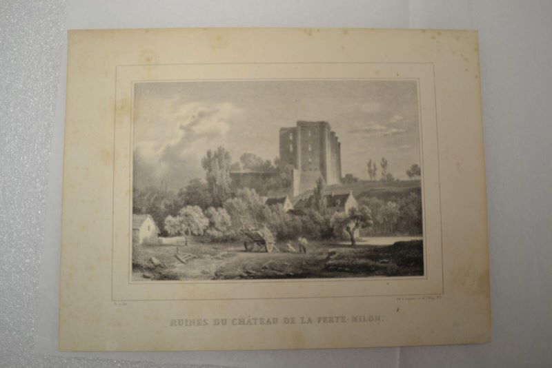 Ruines du château de la Ferté-Milon, Isidore Laurent Deroy, 1er quart 19e siècle