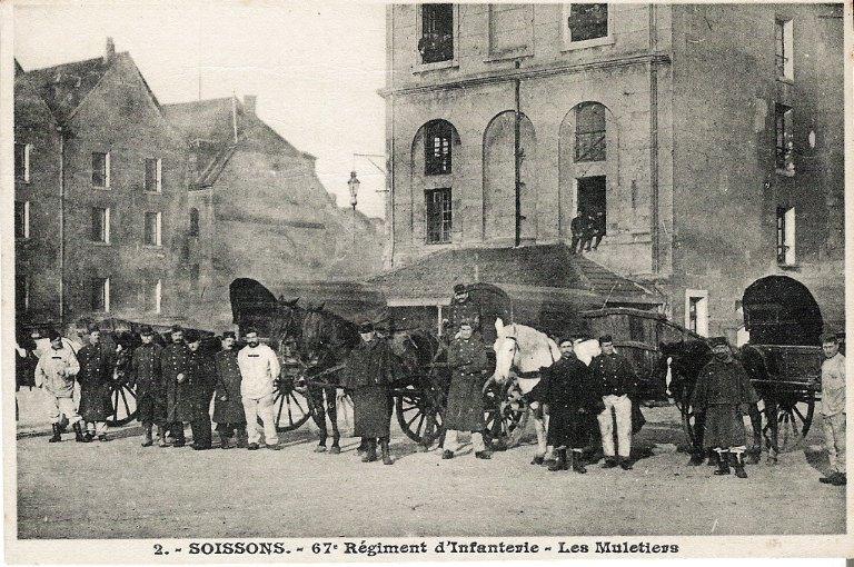 Soissons - 67e Régiment d'Infanterie - Les Muletiers_0