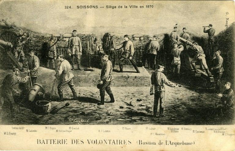 Soissons - Siège de la ville en 1870_0
