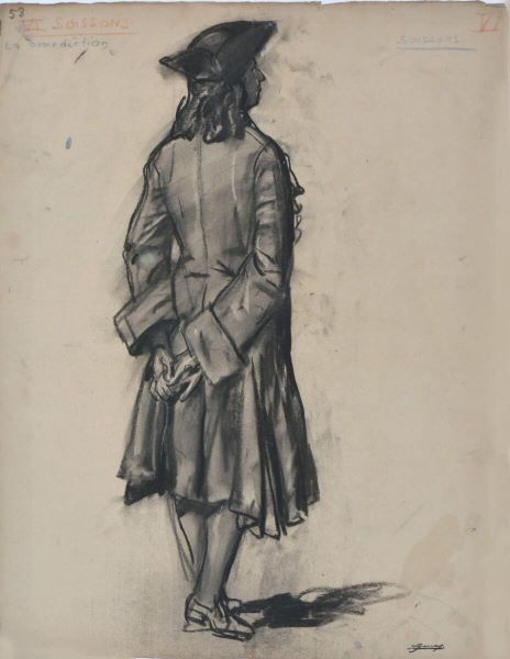 Etude pour La Bénédiction, Lucien (1880-1947) Hector Jonas, 1928 vers