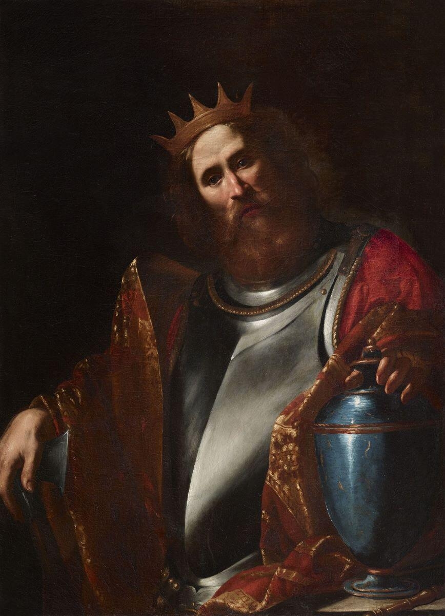 Clovis, roi des Francs, Orazio Riminaldi, 1624-1627