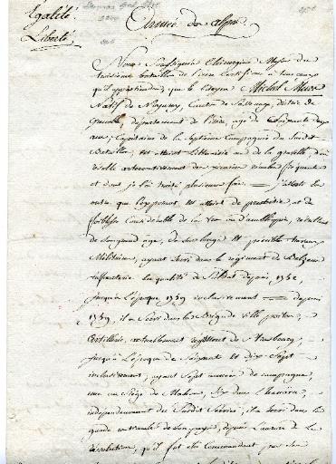 Rapport médical du capitaine Murs de la Garde Nationale de l'Isère_0