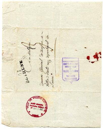 Lettre d'Hennebel, maire de la commune de la Buissière au général Dumas, le 8 Frimaire an X (29 novembre 1801)_1