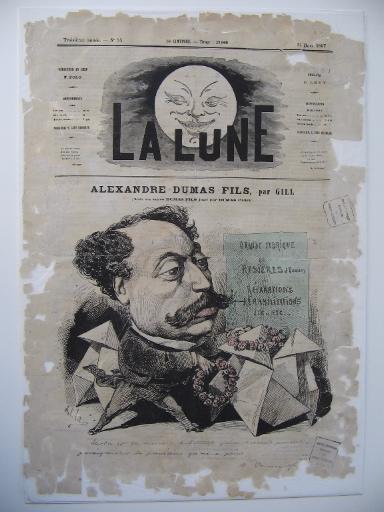Alexandre Dumas fils par Gill, La Lune, n° 55, 24 mars 1867_0