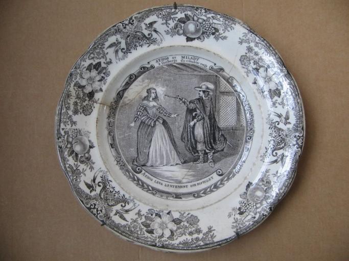 Athos et Milady à l'auberge du Colombier Rouge_0