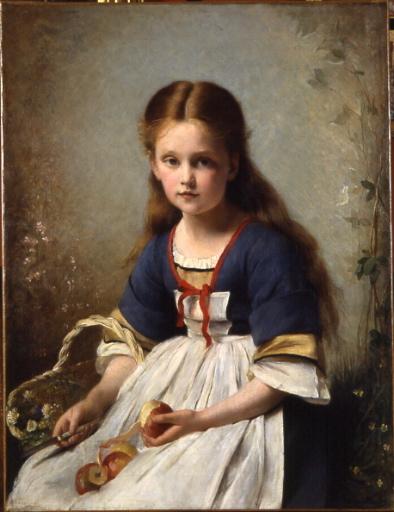 Le goûter (titre ancien) ; Les apprêts du goûter (autre titre), Marie Nicolas, 1872
