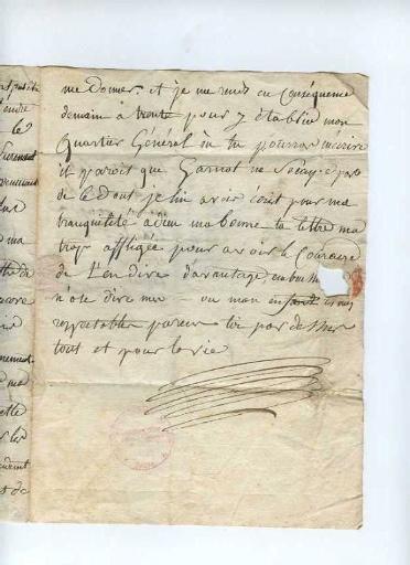 Lettre du Général Dumas à sa femme, Carpenetto (?) le 15 ventôse an 5 (5 mars 1797)_2