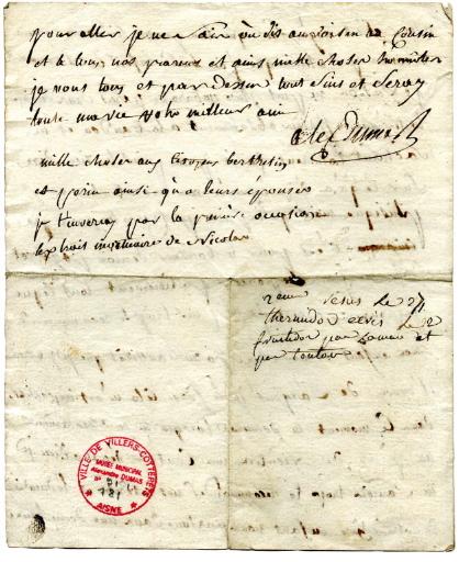 Lettre du Général Dumas à sa femme, Malte le 30 prairéal an 6 (18 juin 1798)_3