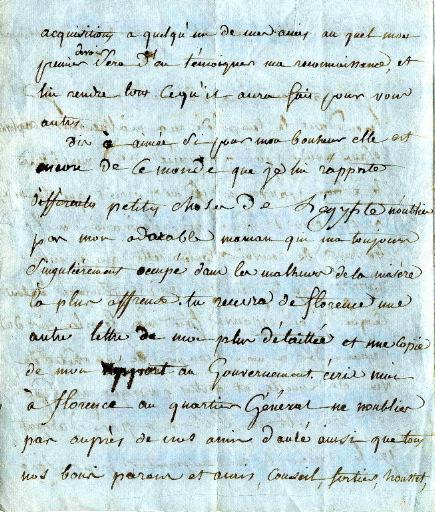 Lettre du Général Dumas à sa femme, Ancône le 23 germinal an 9e de la République (13 avril 1801)_1