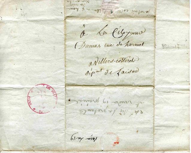 Lettre du Général Dumas à sa femme, Lion le 15 Prairial an 9 de la république (4 juin 1801)_2
